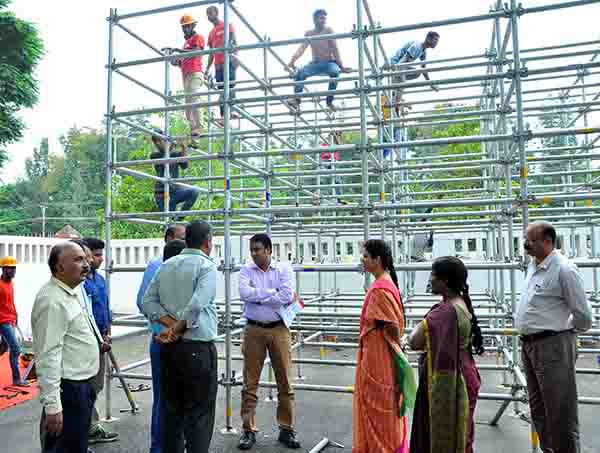 ಹಾಸನ: ಮಹಾಮಸ್ತಾಭಿಷೇಕ ಪ್ರಾತ್ಯಕ್ಷತೆ ವೀಕ್ಷಣೆ